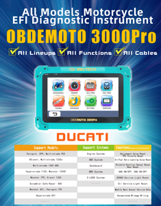 Funzioni di strumento di rilevazione e diagnosi guasti moto EFI per impieghi gravosi ECU programmazione funzioni di potenza del cavallo