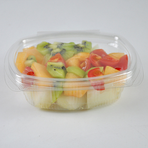 9Oz/250G Bản Lề Dùng Một Lần Rõ Ràng Nhựa Thực Phẩm Container Vỏ Sò Bản Lề Hộp Nhựa Cho Trái Cây Trái Cây Tươi Cắt Các Loại Hạt Salad - Product Image 5