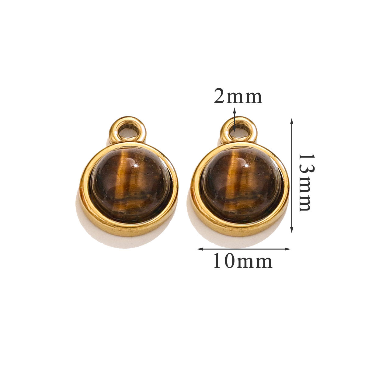 Small size-tiger eye stone