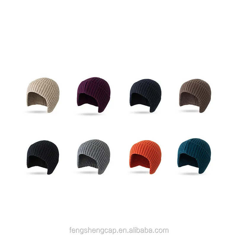 Fengsheng — couvre-chef tête en tricot avec rabat, couvre-oreille, pour hommes et femmes, prix d'usine, en gros, prêt à livraison, nouvelle collection 2021