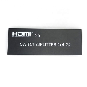 2input 4 <strong>Output</strong> Audio <strong>Output</strong> V2.0 4Kx2K@60hz 2X4 HDMI Switcher HDMI <strong>Splitter</strong> 4k <strong>1</strong> - 4 Pieces