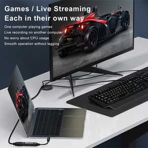 Tarjeta de captura de audio/video a captura USB C 4K con dispositivos adaptadores tipo C para juegos de transmisión de video en vivo - Product Image 5