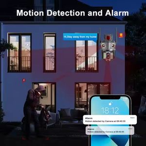 Cámara de seguridad inteligente para exteriores de 6MP WiFi/4G IP CCTV con audio bidireccional Night Vision360 ° Cámara de monitoreo de seguimiento automático - Product Image 5