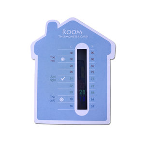 Termómetro digital portátil y práctico para interiores Lectura de temperatura personalizable y precisa
