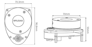 Barato moderno Ipx4 en tiempo real de navegación y evitación de obstáculos Robot de servicio Sensor de movimiento de 360 grados - Product Image 6