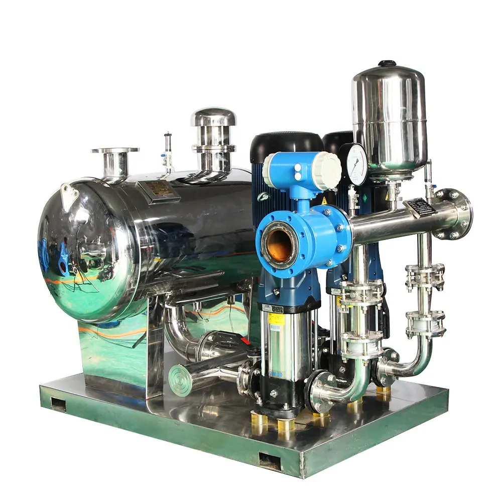 Vente d'usine divers équipements d'alimentation en eau à pression constante automatique largement utilisés pompe à eau 50 acier inoxydable 1 ensemble Iso 9001