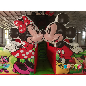 2025 commerciale gigante esterno bandiera in Pvc gonfiabile Mickey scivolo pallone gonfiabile per bambini e adulti - Product Image 2