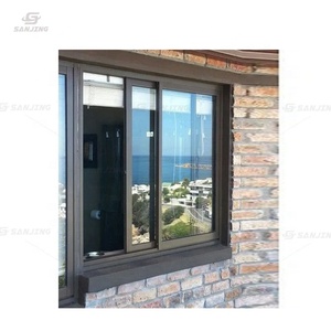 Màu đen 40x70 trượt cửa sổ doubl glazesliding cửa sổ đôi Kính trượt cửa sổ giá Philippines - Product Image 4