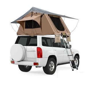 カスタムソフトシェルカー屋根トップテント4X4 SUV屋外キャンプ用屋上テント旅行用およびオーバーランディング用 - Product Image 4