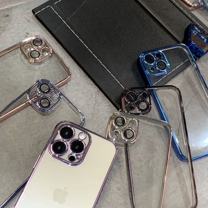 2022ขายร้อนกล้องเลนส์ฟิล์มป้องกันชุบกรอบกรณีโทรศัพท์ที่ชัดเจนสำหรับ iPhone 13 Pro Max 12มินิ11 Xr XS 7 8 Plus SE - Product Image 6