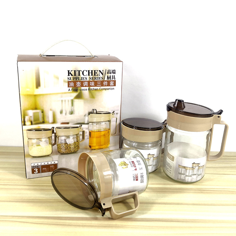 Three-piece oil pot set-24 sets box