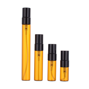 2ml 3ml <strong>5ml</strong> 10ml Shiny Golden Silver Black Tube Shaped Custom logo Refillable <strong>Perfume</strong> Sample Spray Tester Atomizer Bottle - Product Image 6