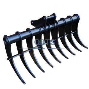 三一SY230C/SY210C/SY200C/SY60C/SY310C/SY420C定制挖掘机附件倾斜地根耙 - Product Image 2