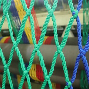 Ngoài trời nylon màu <span class=keywords><strong>Net</strong></span> trẻ em của leo <span class=keywords><strong>Net</strong></span> tay dệt cầu thang ban công chống mùa thu bảo vệ <span class=keywords><strong>Net</strong></span> - Product Image 2