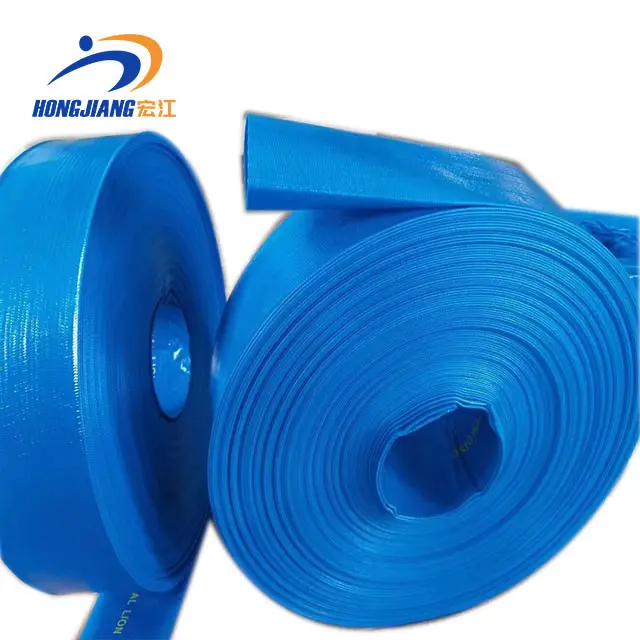 High Quality 1 / 1.5 / 2 / 3 Inch Agricultural Irrigation Pvc Layflat Hose Flexible Water Pump Discharge Pipe