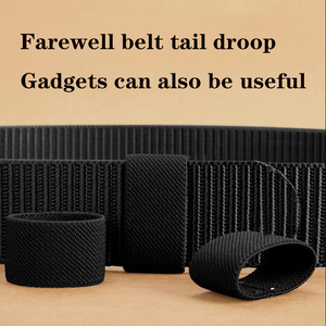 Nylon <strong>Elastic</strong> Webbing Keeper <strong>Elastic</strong> Belt <strong>Loop</strong> Ring <strong>Clip</strong> Hook Tail Clamp for Keeper Jeans Belt Webbing - Product Image 5