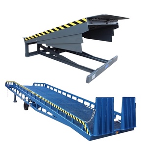 Mobiles hydraulisches Lad- und Entladekonzept für Anhängerrampe Hubarbeitsplatz Warenlager Logistik Gabelstapler-Rampel - Product Image 1