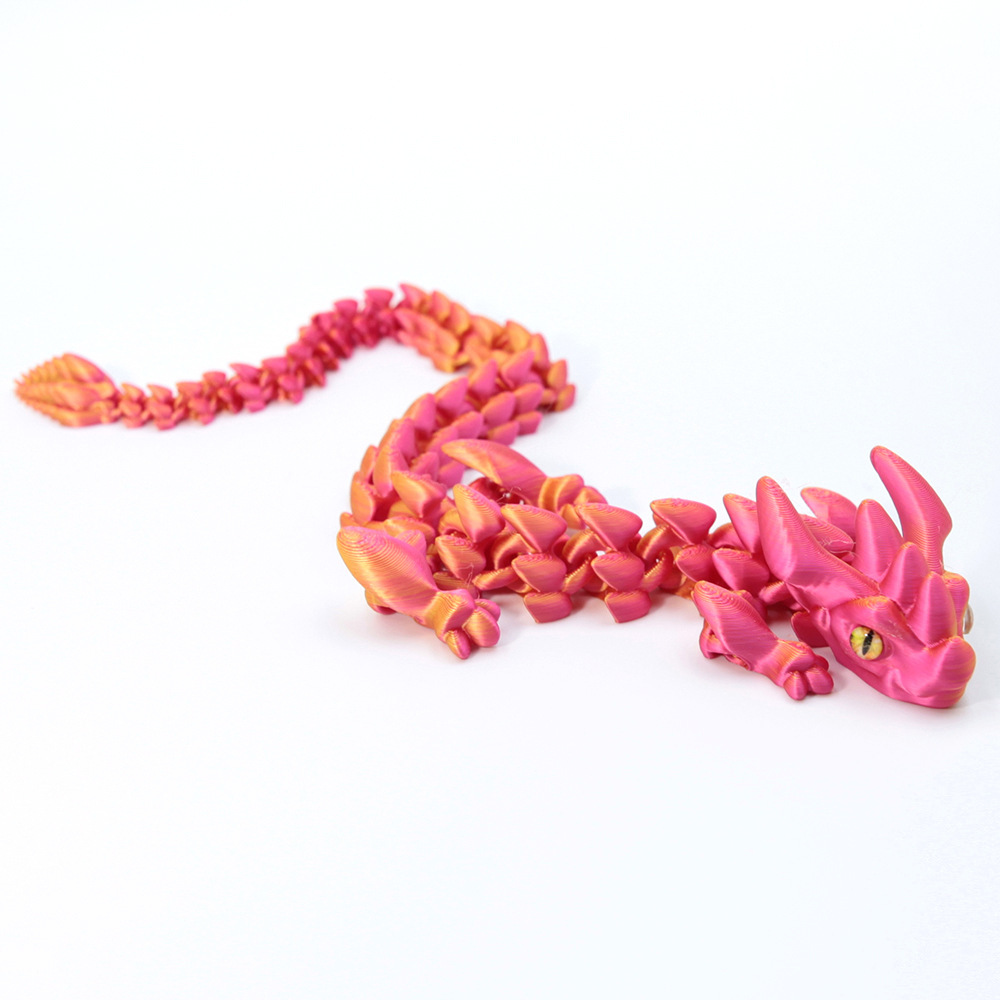 Scalposaure de lave en or rouge de 37 cm