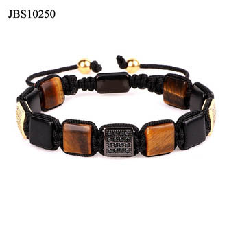 onyx noir mat et oeil de tigre