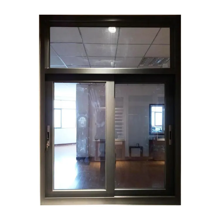 Алюминиевая рама стеклянные окна с конкурентоспособной ценой новейший простой дизайн раздвижные окна дома