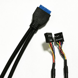 Werkseitig Diy Mini-Computer gehäuse Dual-USB-Buchse 3.0/2.0 HD Audio TYP C-Schnitts telle USB-Datenkabel auf der Vorderseite - Product Image 3