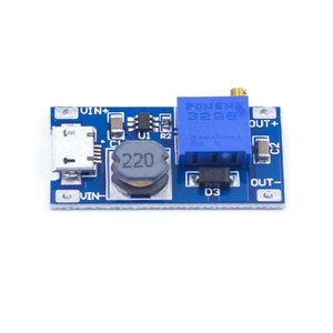 Módulo convertidor DCDC, potenciador de voltaje ajustable, 28V, 2A, módulo conversor MT3608 - Product Image 5