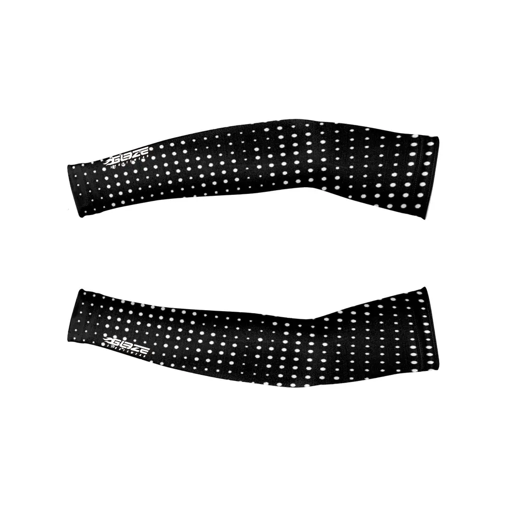 Logo personnalisé Upf 50 + tissu de soie glacée sur les manches sport cyclisme pêche protection solaire bras manches