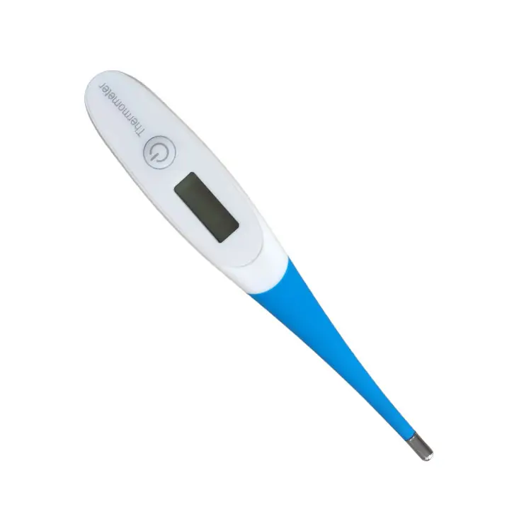 Thermomètre numérique à lecture instantanée flexible approuvé pour les aisselles rectales orales pour bébé