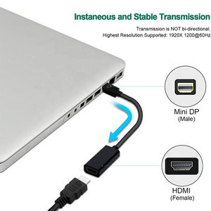 Mini dp a 1,8 M, Cable de DisplayPort DP a convertidor de puerto de pantalla - Product Image 4