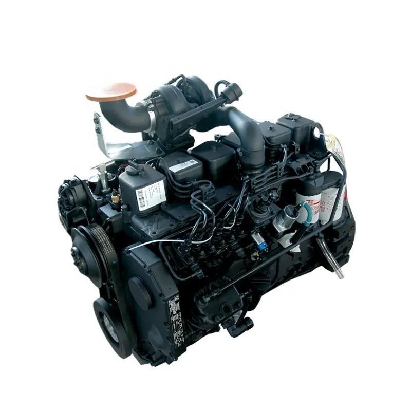 Conjunto de motor diésel Cumminss 6BT5.9-C130 para maquinaria de construcción 12 Control eléctrico 24V Mercedes usado coche 350e 2018 50Hz