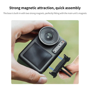 อัปเกรดขาจับแม่เหล็กแบบ2-in-1 & ฐานเสียบฐานตั้งกล้องให้ความเย็นสำหรับ DJI Action 5 Pro/OSMO 3/4-QUICK RELEASE พร้อมฐานขาตั้งกล้อง - Product Image 5