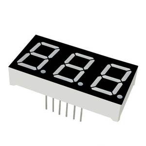 Werks preis 0,8 Zoll 3-stellig 8031 7-Segment-LED-Anzeigemodul numerische LED-Anzeige mit emittierender gelber Farbe - Product Image 1