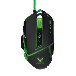 Mouse professionale da gioco per Computer di marca Wesdar a 8 tasti con Mouse meccanico a LED colorato con luce portatile retroilluminato programmabile - Product Image 1