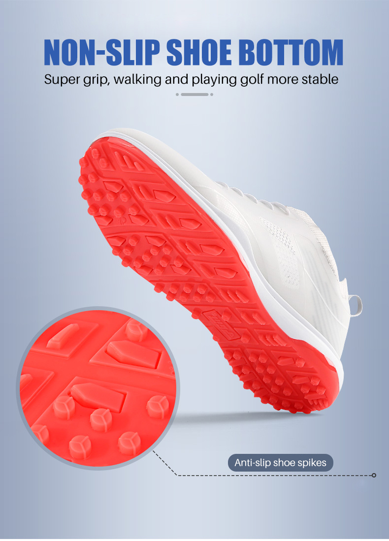 PGM XZ181 rubber golf shoes sole waterproof custom ladies golf shoes企业官网