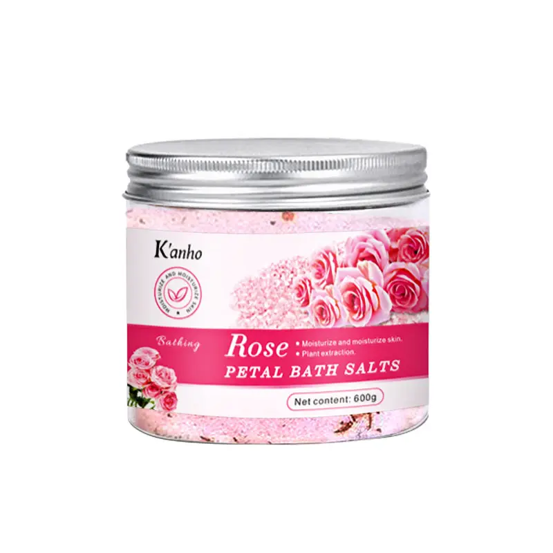 Kanho Rosa sal banho Tratamento Mineral Mergulhe Luxo Cristal Morte Natural Himalaia Epsom sais Ervas banho sais