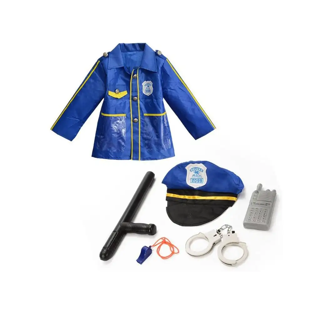 Policier Enfants Costume Jeu de Rôle (6 pièces)