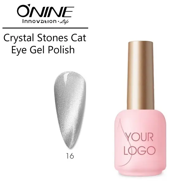 Esmalte de Gel UV para uñas, accesorio de cristal para uñas de ojo de gato, OEM, muestras gratis, fabricante