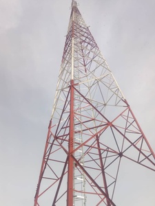 Langlebiger selbst tragender Greenfield-Gitter telekommunikations turm für globale Telekommunikation lösungen