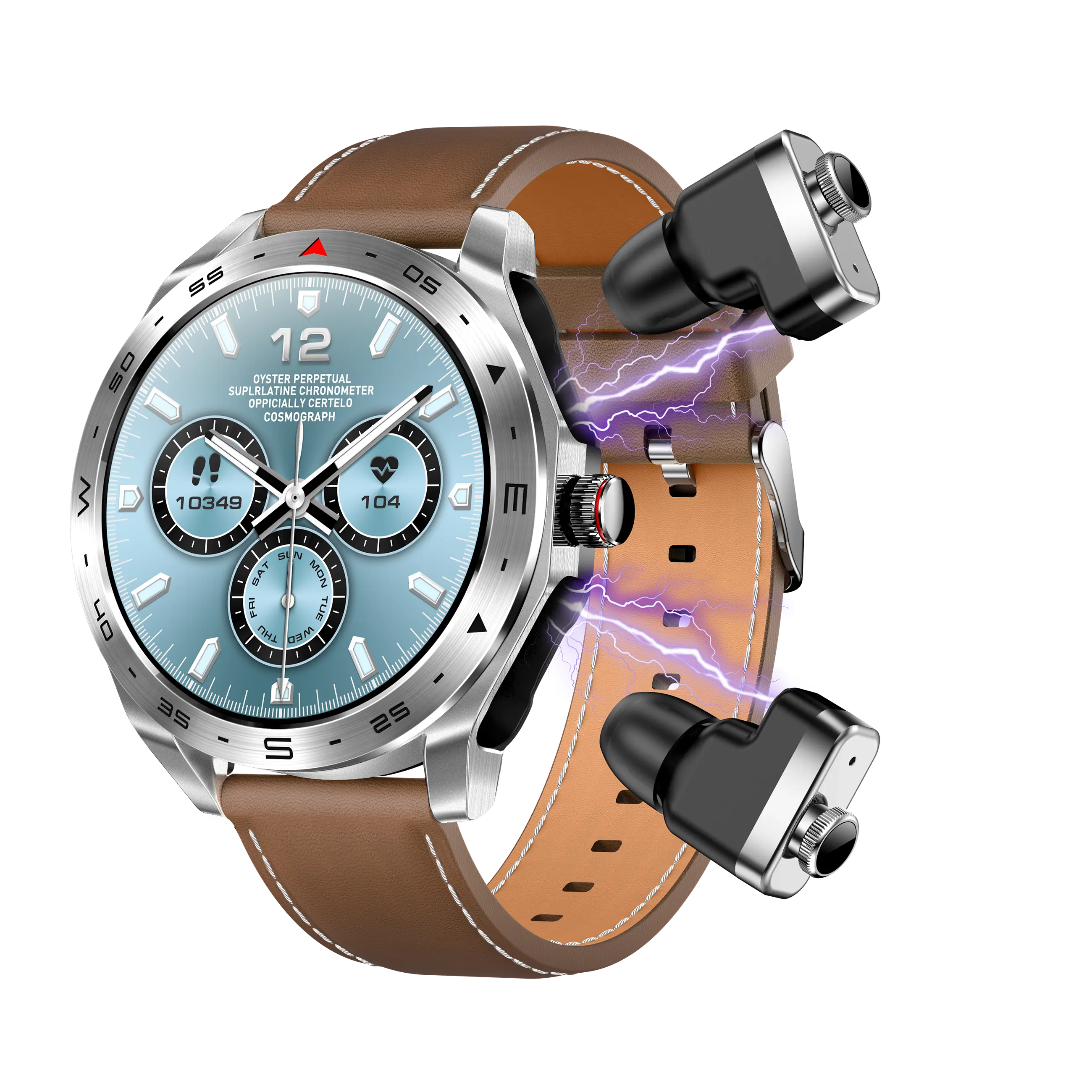 T95 TWS Earphone Waterproof Calling 400mah Smartwatch Earbuds Headset 2 in 1 Smart Bracelet Reloj Touch Screen Smart Watch
