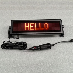 Araba Led işareti programlanabilir matris paneli metin mesajı Led Panel kaydırma LED ekran cam Led duygu için dükkan, araba, kamyon - Product Image 3