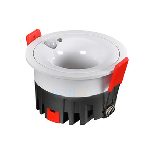 12W 3CCT DALI2 kısılabilir yangın anma alt gömme tavan Led aşağı ışık parlama önleyici PIR Cob Led hareket sensörü downlight - Product Image 1