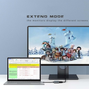 适用于苹果笔记本专业版、苹果平板电脑专业版和三星系列等的4K USB C型至高清多媒体视频音频AV转换器