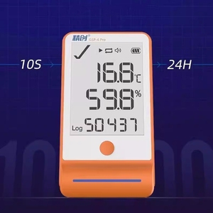 Registrador de datos de temperatura de humedad LCD Lino 2017 Pro Multiuso PDF Bluetooth Registrador de datos de temperatura y humedad
