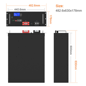 Коммуникационный интерфейс RS485 CAN 48v 170ah перезаряжаемая аккумуляторная батарея для систем солнечной энергии - Product Image 3
