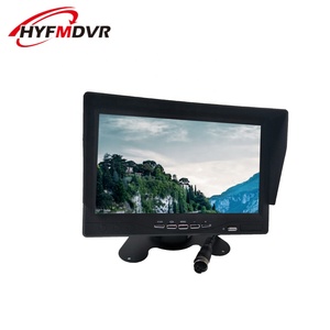 HYF-monitor lcd para reposacabezas de coche con interfaz de cabeza de aviación, interfaz RCA, interfaz BNC, vídeo de entrada y salida, 7 pulgadas, venta al por mayor - Product Image 5