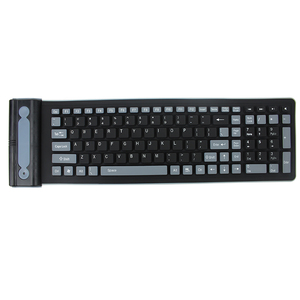 2.4G无线USB防水azerty硅胶键盘电脑 - Product Image 1