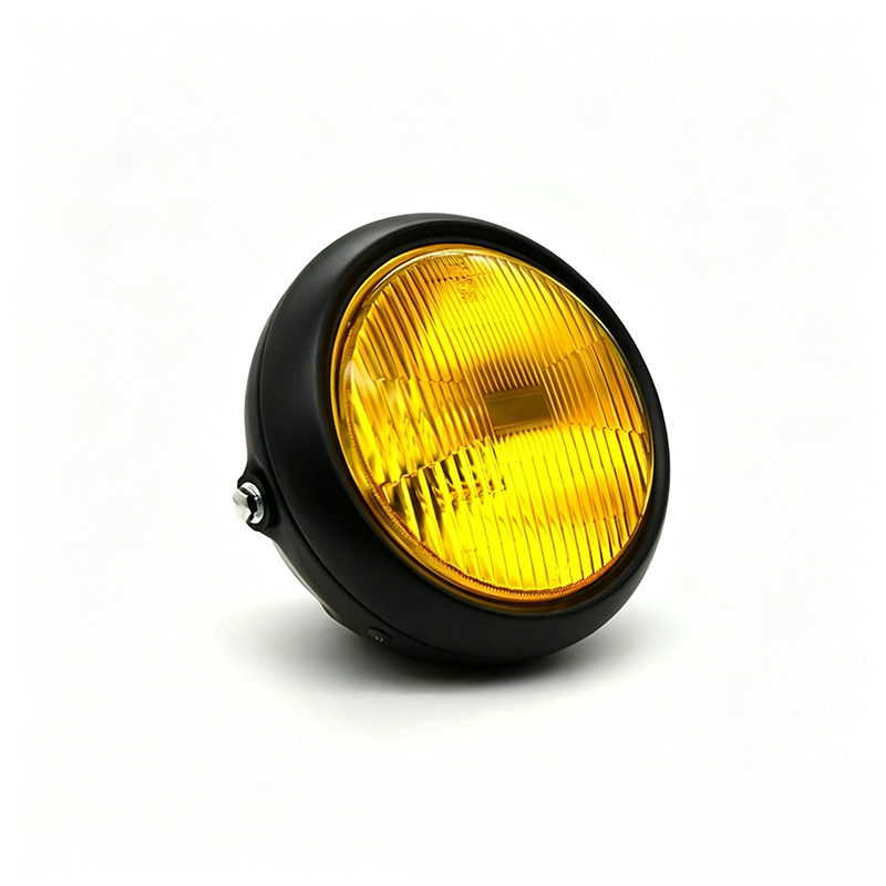 Phare 7" Noir et Jaune