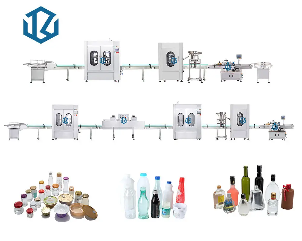 Linea di produzione di riempimento di riempimento imballaggio Pp bottiglia di produzione linea