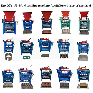 Qt4-35 automatische mini 6 8 zoll hohl beton baustein machen maschine philippinen - Product Image 4