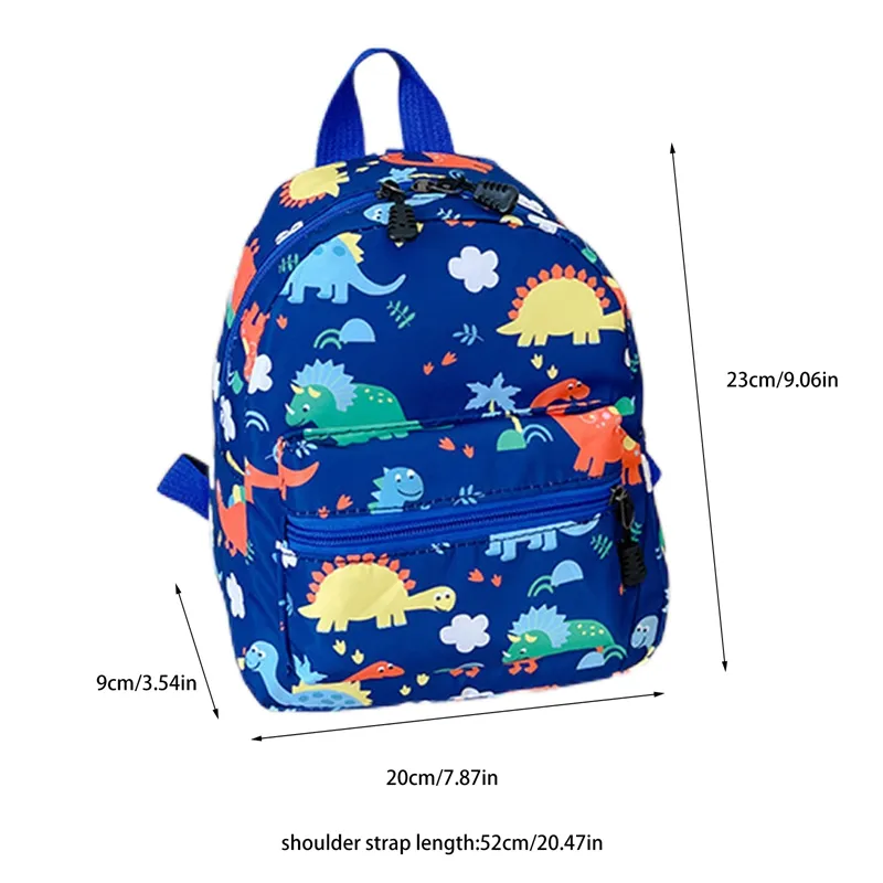 Children Backpack Cartoon Dinosaur Unicorn Pattern Baby Cute Kindergarten Schoolbag Waterproof Kids Bags Boys Girls Backpacks